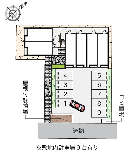 ★手数料０円★明石市東藤江　月極駐車場（LP）